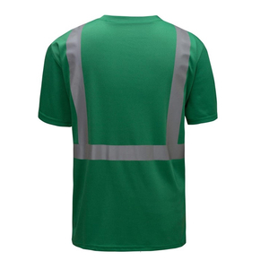 Chemises polo de sécurité haute visibilité, bande réfléchissante, respirantes, 100% polyester, vêtements de travail pour les travailleurs industriels, couleurs personnalisables - Product Image 5
