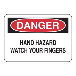 Panneau de signalisation de danger Brady, panneau de sécurité pour les zones de machines, 7x10 pouces, en PVC - Product Image 1