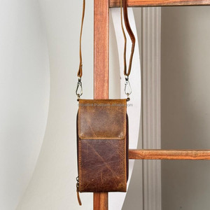 2025 nouveauté mode personnalisé à la mode sac à main petit cuir véritable haute qualité sac à main bandoulière téléphone portable sac pour unisexe - Product Image 4