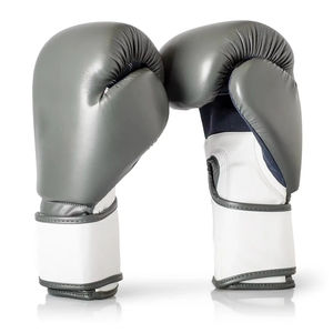 Guantes de Boxeo de Piel de Alta Calidad para Muay Thai y MMA con Diseño de Logotipo Personalizado, Transpirables, Unisex, con Cierre Personalizable, en Stock - Product Image 1