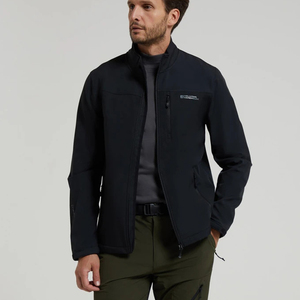 Veste softshell personnalisée pour homme, imperméable, coupe-vent, qualité supérieure, tissu respirant, logo personnalisé, veste de sport décontractée - Product Image 1