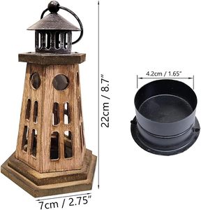 Fabricant fiable de lanternes en bois de qualité supérieure, style rustique, objet décoratif pour la maison et les tables de restaurant - Product Image 4