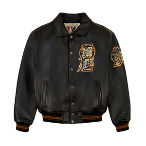 Vestes en cuir Avirex personnalisées avec logo imprimé, élégantes, en cuir véritable, best-sellers, imperméables, pour hommes - Product Image 2