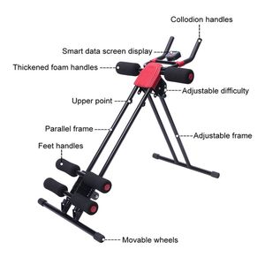 Potente Attrezzo per Addominali Nero di Tipo Lineare con Ruote per Club Fitness Privati - Product Image 5