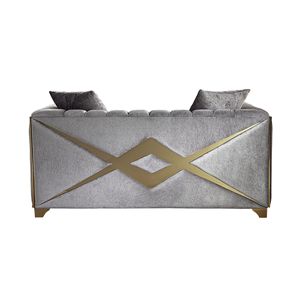 Velencia stile moderno argento divanetto elegante soggiorno divano - Product Image 2