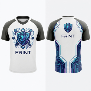 Athletic t-shirt Personalized Name & Number Customized <b>Design</b> Quick Drying Heat Sublimation Tshirts <b>Esports</b> <b>Jersey</b> <b>Free</b> <b>Design</b> - Product Image 5
