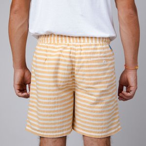 Shorts de survêtement décontractés pour hommes en coton 100 % avec poches latérales vintage et motif uni – Design et marque personnalisables – Grande Vente - Product Image 4