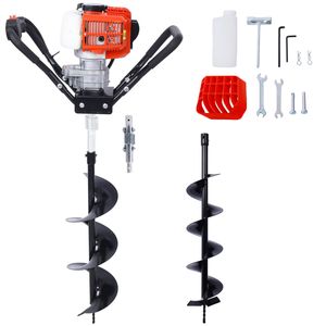 Tarière thermique 43 cm³ pour puits de 6-8 pouces, avec tige de 30 pouces – Tarières de forage puissantes - Product Image 1