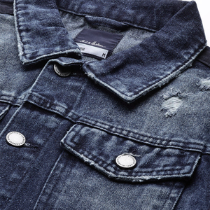 OEM Mens Denim Jean <b>Jacket</b> Casual Outwear Fall <b>Jacket</b> Denim Button up Coat Oversize Denim <b>Jacket</b> for Men acidwash fashion casual - Product Image 6