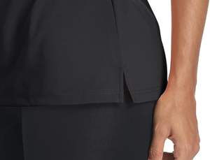 Polo T-shirts de sport d'été à manches courtes noirs pour filles, coupe ajustée, respirants, services OEM, vente chaude - Product Image 2