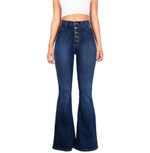 Jeans de Mezclilla Azules para Mujer, Nueva Colección, Lavables, Ajustados, Casuales, en Oferta - Product Image 1