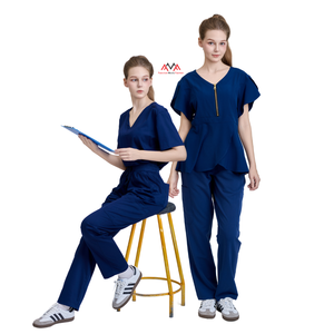 ชุดเครื่องแบบทางการแพทย์ชุดยูนิฟอร์มสำหรับโรงพยาบาลชุดยูนิฟอร์มโรงงาน Fmf หลากสีสำหรับทันตกรรมดีไซน์ตามสั่ง - Product Image 1