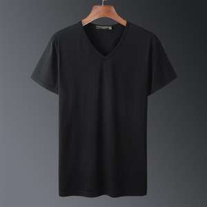 Camiseta de Hombre con Logotipo Personalizado a Precio Económico, 100% Algodón, Tejido de Punto, Casual, Manga Corta, Cuello Redondo, Patrón de Letras - Product Image 5