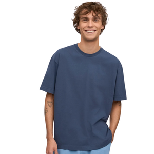 T-shirt uni à col rond et manches courtes pour homme, coupe décontractée classique, en jersey, personnalisable, marque privée, vente en gros, fournisseur de vêtements - Product Image 5