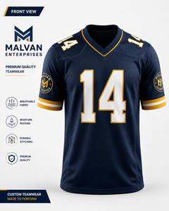 Camiseta de Fútbol Americano Personalizada de Alta Calidad, Transpirable, que Absorbe la Humedad, Uniforme Deportivo para Equipo, Camiseta de Juego de Alto Rendimiento para Hombre - Product Image 2