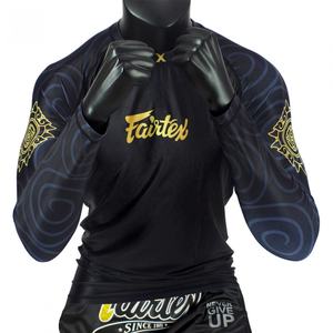 Rashguard de Jiu Jitsu Fairtex de qualité supérieure personnalisé Rashguard de compression MMA à manches longues personnalisé pour hommes et femmes - Product Image 1
