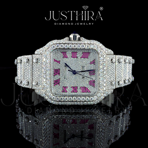 Reloj de Cuarzo Cuadrado de Lujo para Hombre, con Incrustaciones de Diamantes, Estilo Hip Hop, de Acero Inoxidable, Precio de Fábrica al por Mayor - Product Image 2