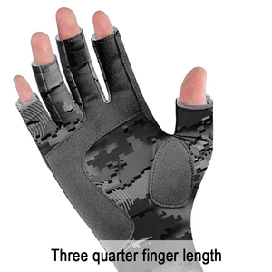 Gants de pêche LADO SPORTS durables et isolés à doigts entiers, paume renforcée, surface anti-coupure, en polyester pour une manipulation sûre du poisson - Product Image 3