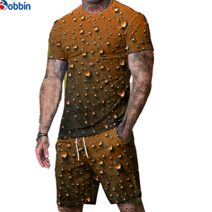 Conjunto de Verano Personalizado de Moda, Conjunto de Shorts Sublimados Unisex, Traje de Verano Moderno para Hombre, Traje Deportivo Informal de Manga Corta - Product Image 3