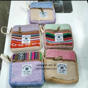 Monederos de tendencia, monederos de algodón de cáñamo, monederos de algodón, monederos de cáñamo, monederos de monedas al por mayor, monederos para monedas - Product Image 1