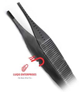 Pinzas Adson para Medir Cartílagos, Pinzas Quirúrgicas de Acero Inoxidable con Dientes Marrones, Instrumento Médico - Product Image 4