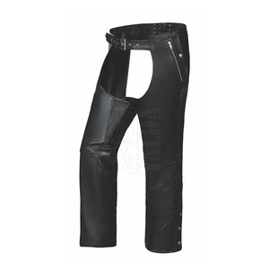 Cuissardes d'extérieur modernes en cuir véritable, légères, confortables, imperméables et durables pour la moto et l'équitation western - Product Image 2