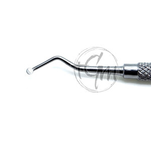 Excavador dental de acero inoxidable, instrumento dental para eliminación de caries, punta de cuchara de doble extremo, mango ergonómico, autoclavable - Product Image 6