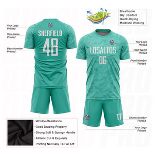 Uniforme de Fútbol Sublimado Blanco Premium, Ligero, Transpirable y Personalizable para Equipos, Entrenamientos y Partidos - Product Image 6