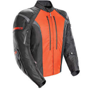 Vestes de moto personnalisées en tissu coupe-vent et imperméable pour l'été et l'hiver, vêtements de moto pour le tourisme, protection de niveau 1, polyester/nylon - Product Image 1