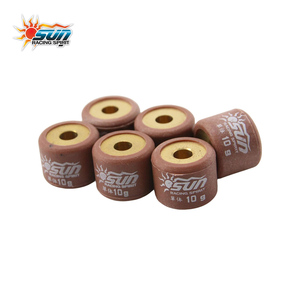Galets de variateur haute précision SUN Racing 20x15-10G pour PCX / SKYDRIVE 125 / CLICK 125 I – Fabrication taïwanaise – Modification - Product Image 1