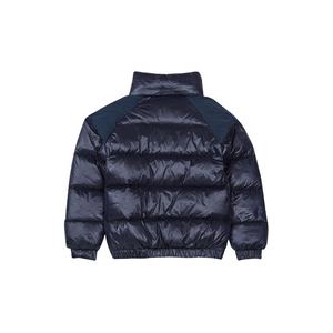 Veste d'hiver pour femme personnalisée par le fabricant OEM, matelassée brillante, respirante, en denim imperméable, avec rembourrage en coton et capuche - Product Image 4