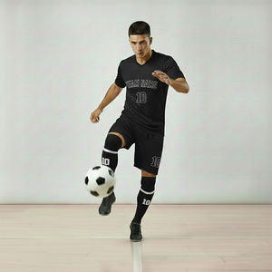 Tenue de football pour hommes de haute qualité, 100% polyester, vêtements de sport, ensemble de maillots de football à sublimation intégrale avec faible MOQ - Product Image 2