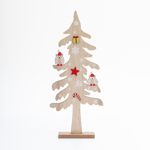 Décoration de Noël, figurine d'arbre de Noël en bois - Product Image 1