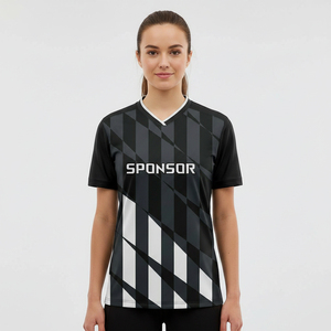 Camiseta de Fútbol para Hombre, Manga Corta, Ligera, Transpirable, Uniforme de Equipo - Product Image 2