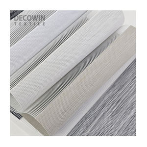 ม่านม้วนแบบกันแสงลายซีบร้า ผ้าเกาหลี ยี่ห้อ ABA Customized รุ่น Decowin Textile สำหรับบ้านและสำนักงาน - Product Image 1