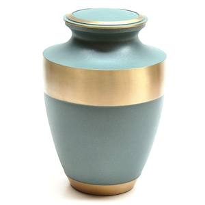 Urnas de Cremación de Aluminio Personalizadas al por Mayor, Urnas de Metal de Alta Calidad para Cenizas Humanas, Estilo Americano de 10 Pulgadas, 220 Cúbicos, Diseños Personalizables - Product Image 1