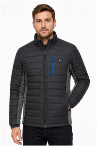 Chaqueta de Lona Acolchada para Hombre, Corte Ajustado, Estilo Urbano, Ecológica, Transpirable, Casual, Resistente al Viento, Servicio OEM - Product Image 1