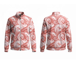 Custom Logo Full Zip Sublimation Jacket Supplier <b>Running</b> and Fitness Wear Warm Breathable Quick Dry | Sizes Men Women Youth - Product Image 3