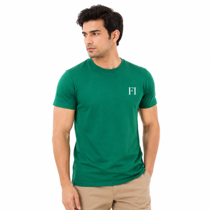 T-shirts pour hommes en coton doux à col ras du cou, coupe moderne, vêtements décontractés, fournisseur OEM ODM, marque privée, commandes en gros, États-Unis - Product Image 2