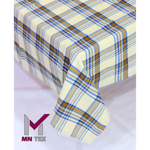 Nappe imprimée en coton tissé doux Style Rectangle lavable pour la maison hôtel événement Restaurant décor utilisation en vrac - Product Image 4