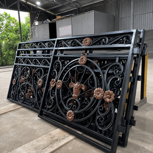Invest in high-end ornamental wrought <b>iron</b> balcony railing systems for unrivaled protection, exceptional strength, and style. - Product Image 1