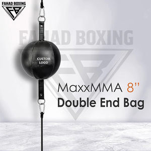 2026 Pakistan Made Customized Logo Print Roof To Ceiling <b>Ball</b> For <b>Boxing</b> & MMA Training PU Genuine Leather Punching <b>Ball</b> - Product Image 2