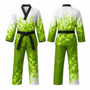 Wholesale Price OEM Hot <b>Sale</b> Cotton Long Sleeves Taekwondo Uniform Martial Arts Wholesale Taekwondo Uniform - Product Image 1
