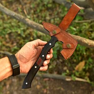 Hacha Táctica Personalizable OEM/ODM Nordic Forge 1095 de Acero Forjado a Mano con Espiga Completa, Tomahawk con Mango de Micarta para Camping al Aire Libre - Product Image 5