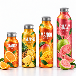 Botellas de Aluminio con Tapa de Rosca y Marca Personalizada para Envasado de Café y Té - Product Image 1