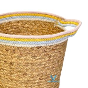 Cesta para Bebé de Jacinto de Agua Natural Hecha a Mano, Cesta Moisés para Recién Nacidos, Almacenamiento Ecológico para Guardería, Venta al por Mayor - Product Image 5