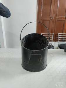 Cubo para carbón para almacenar carbón para fogatas y fuegos artificiales durante el camping, fácil de transportar y quemar. - Product Image 2