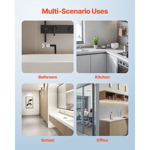 Confezione da 10 Valvole di Arresto Angolari a Compressione PTC da 1/2'' x 3/8'' OD, Valvola di Chiusura Acqua in Ottone Cromato a 1/4 di Giro - Product Image 6