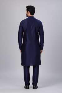 Shahi Vastra <b>Men's</b> Dupion <b>Silk</b> Wrinkle-Free All Seasons Wedding Diwali Kurta Pajama Set | Indian Ethnic Wear | Size 36-50 | - Product Image 3