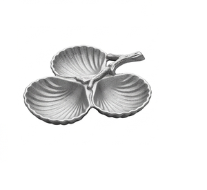 Casting Aluminium Handmade Ceramic Serving Bowl Modern Design Carved Shape Decorative Tableware for Food Serving Bowl - Product Image 5